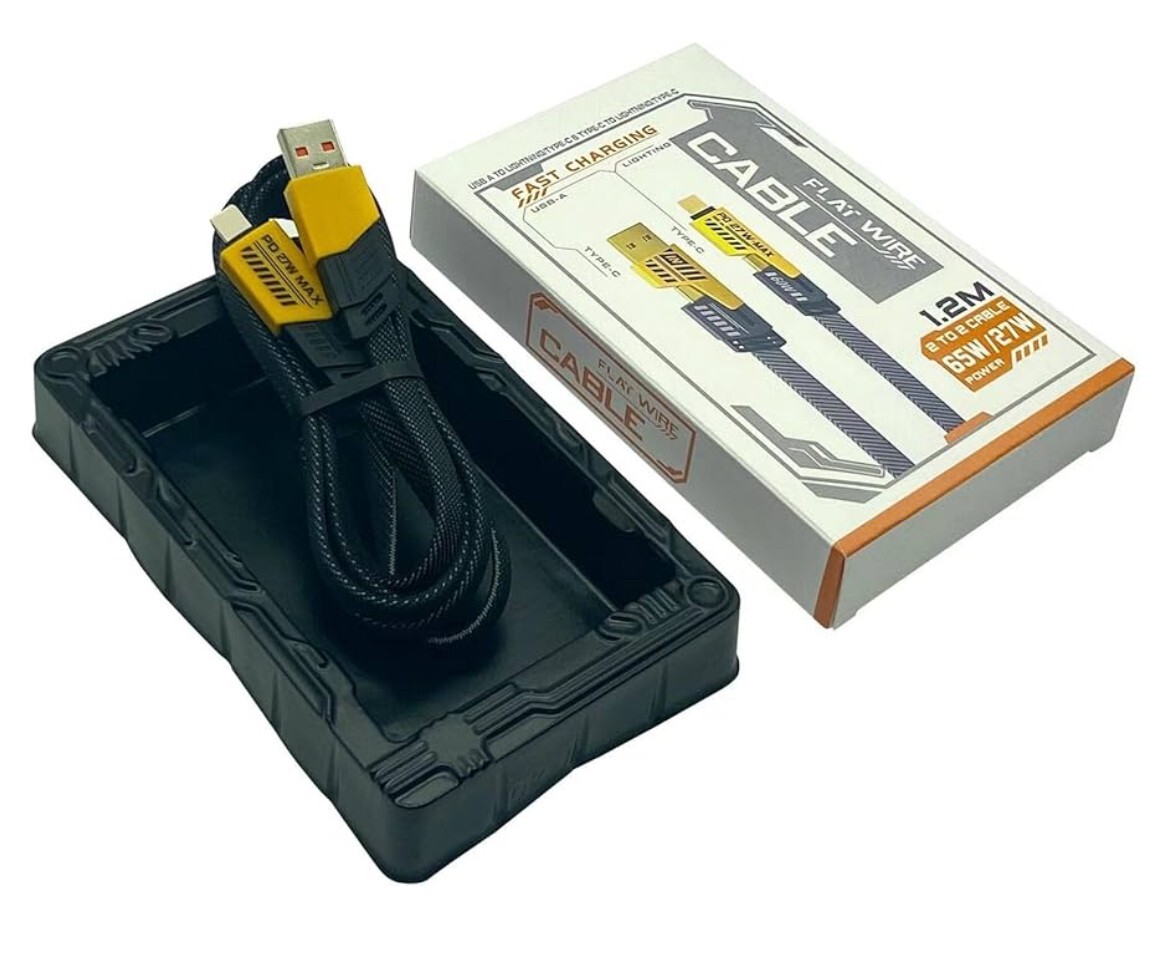 4 in 1 fast charging cable4 in 1 Universal Fast Charging Cable with USB A/USB C