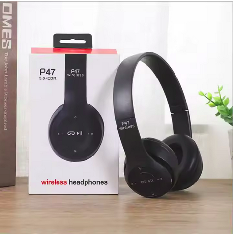 P47 TF FM Wireless Earphones