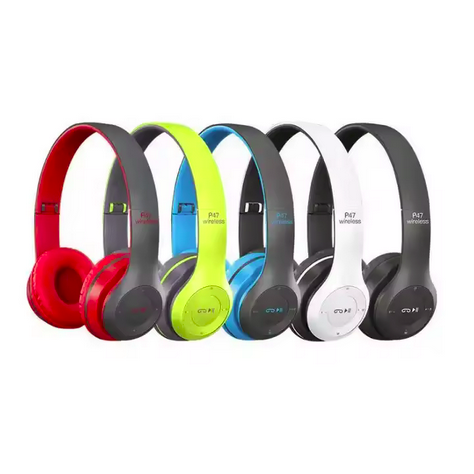 P47 TF FM Wireless Earphones