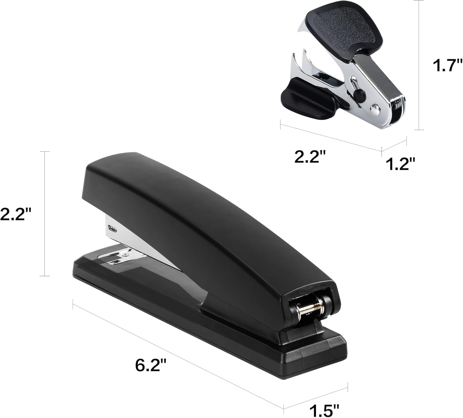 Deli Stapler, Desktop Stapler, Office Staplers, 25 Sheet Capacity, Includes 1000 Staples and Staple Remover, Purple