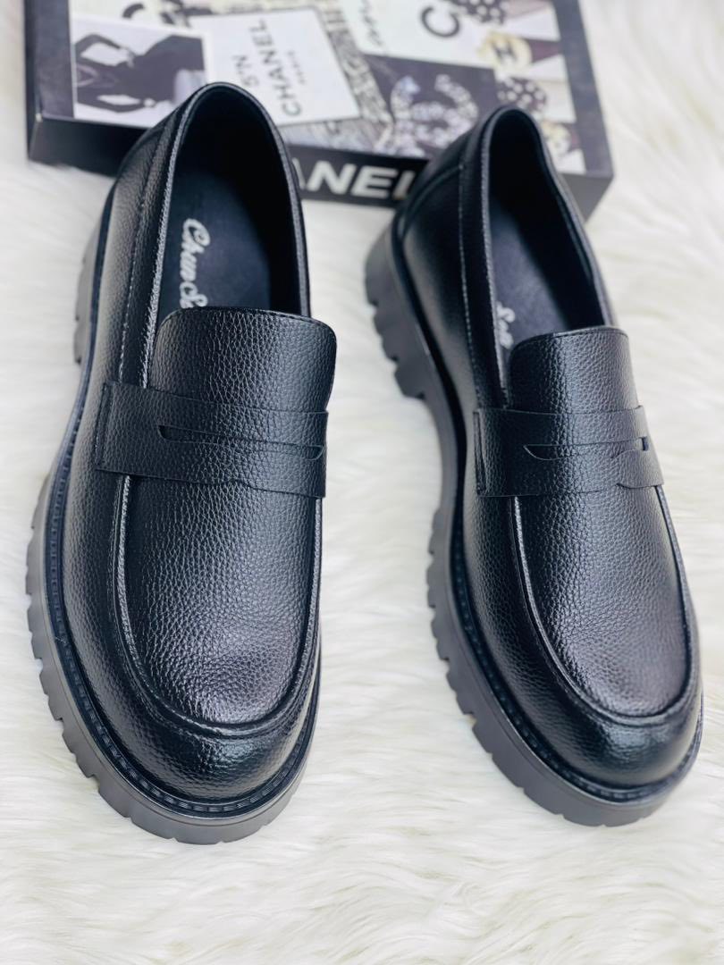 Men's Fashion Chunky Platform Penny Loafers