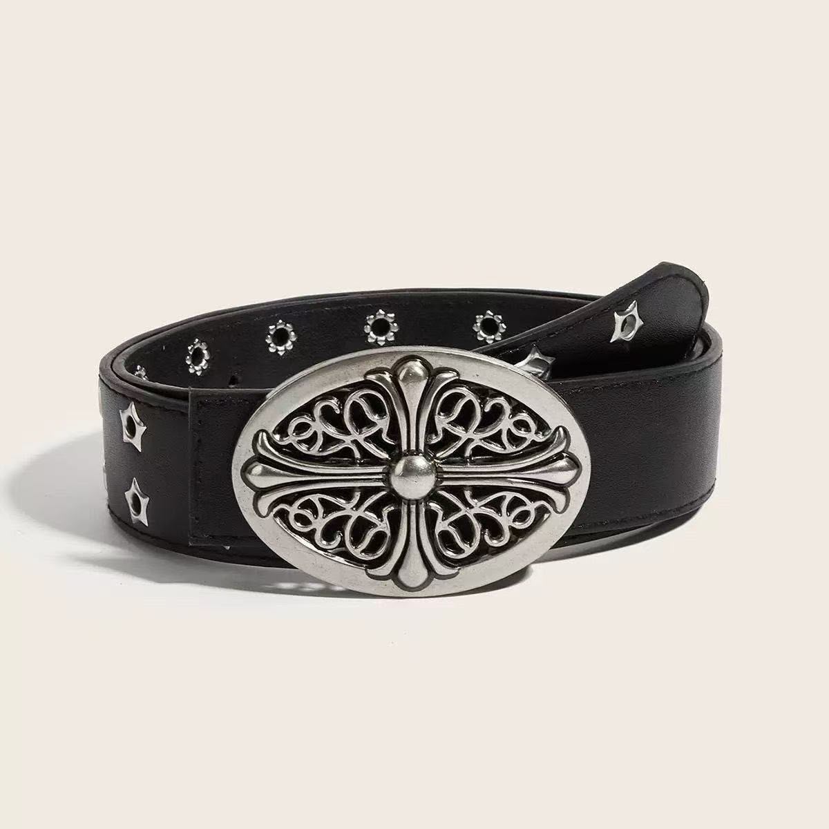 Chrome Hearts Leather Belt